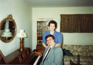 AT THE PIANO WITH MOM