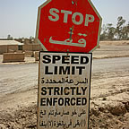 Speed limit strictly enforced (but not understood)