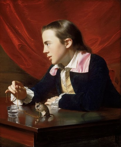 John Singleton Copley: Boy with Flying Squirrel (1765)