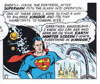 Superman waxes nostalgic.