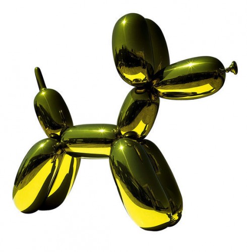 "Balloon Dog (Yellow)," 1994-2000.