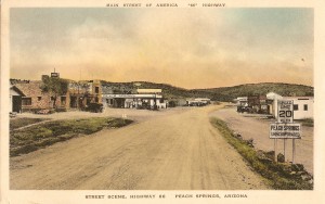 Peach Springs postcard