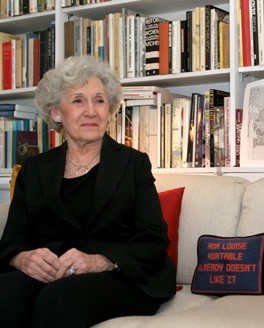 Ada Louise Huxtable, patron saint of NYC architecture critics Photo by Melanie Flood for New York Observer