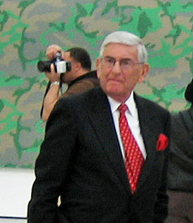 Eli Broad at the 2008 press preview of LACMA's Broad Contemporary Art Museum Photo: Lee Rosenbaum