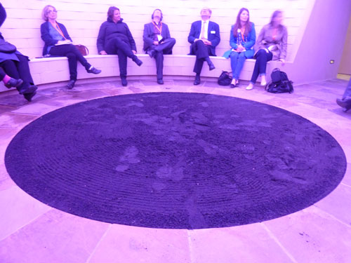 "The Way of Color" in May 2011, with with David Houston, the museum’s then director of curatorial, seated third from right Photo by Lee Rosenbaum