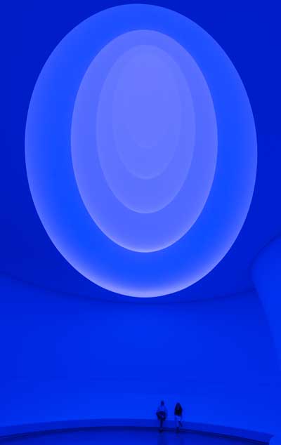 Rendering of James Turrell, "Aten Reign," 2013 © James Turrell Photo: David Heald © Solomon R. Guggenheim Foundation, New York