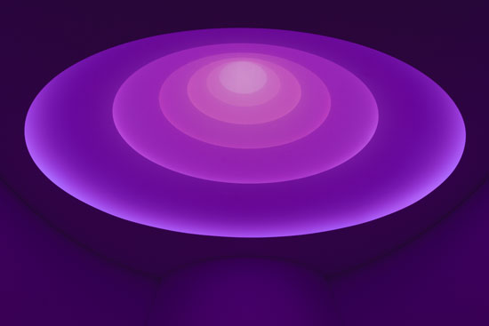 James Turrell, “Aten Reign,” 2013 © James Turrell Photo by David Heald © Solomon R. Guggenheim Foundation