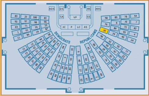 Us Senate Seating Chart