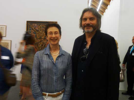 Terrie Sultan, director, Parrish Art Museum and Klaus Ottmann, curator-at-large, Phillips Collection Photo by Lee Rosenbaum