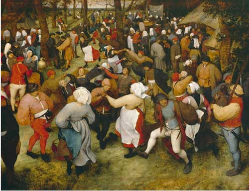 Nothing to celebrate: Pieter Bruegel the Elder, "The Wedding Dance," c. 1566, Detroit Institute of Arts