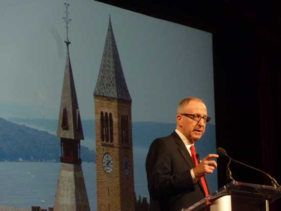 Cornell University President (soon to be Smithsonian Secretary) David Skorton