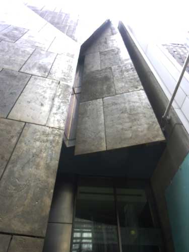 Entrance of former American Folk Art Museum facility Photo by Lee Rosenbaum