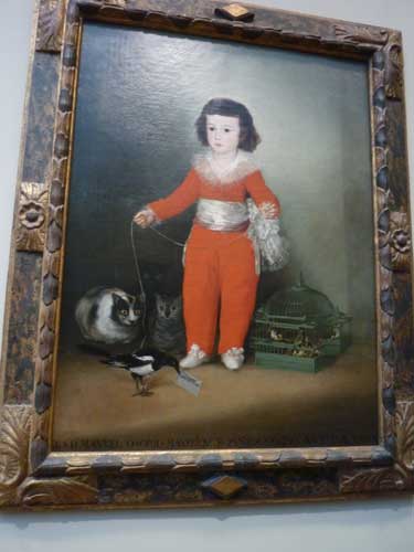 Goya, "Manuel Osorio Manrique de Zuñiga," 1787–88 Photo by Lee Rosenbaum 