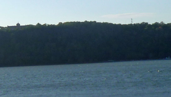 Buildings above treeline of the Palisades Photo by Lee Rosenbaum