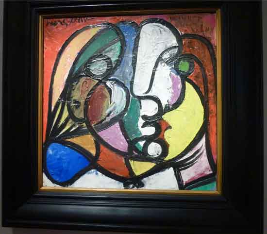 Picasso, "Tête de Marie-Thérèse," 1932-34, unsold at $13 million against $15-20 million presale estimate Photo by Lee Rosenbaum