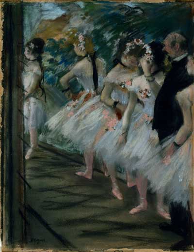 Edgar Degas, "The Ballet," pastel, c. 1880 Trustees of the Corcoran Collection (William A. Clark Collection)