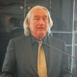 Steven Holl, presenting his Houston designs
Photo by Lee Rosenbaum
