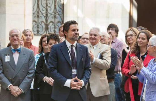 Salvador Salort-Pons, being congratulated on his appointment to become director of Detroit Institute of Arts