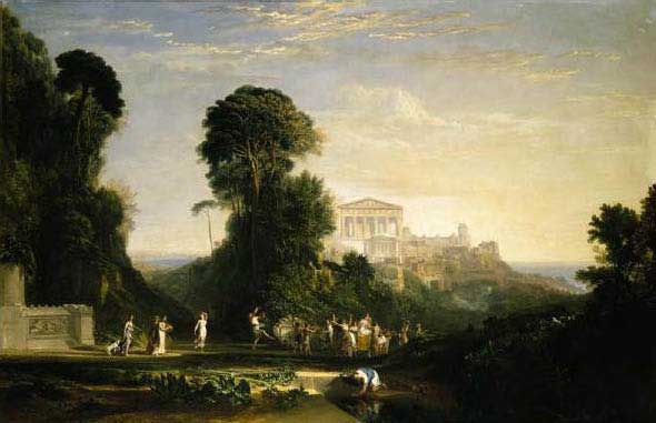 Turner, “The Temple of Jupiter Panellenius,” 1816 $12.96 million at Sotheby’s, January 2009; shown at the Met, July-September 2008