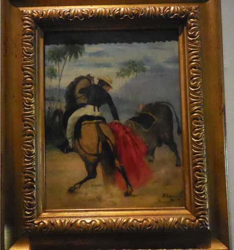 Oller, "Lady Bullfighter on a Horse," c. 1851-2 Photo by Lee Rosenbaum