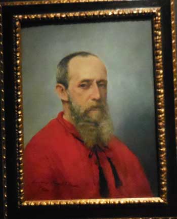 Francisco Oller, "Self-Portrait," c. 1889-92, Museo de Historia, Antropología y Arte, Universidad de Puerto Rico, Recinto de Rio Photo by Lee Rosenbaum
