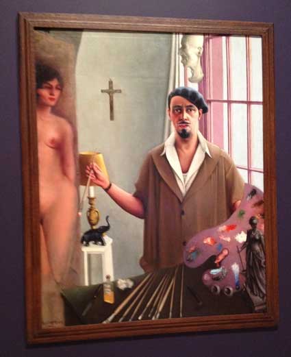 Archibald Motley, "Self Portrait (Myself at Work), 1933, Collection of Mara Motley and Valerie Gerrard Browne Photo by Lee Rosenbaum