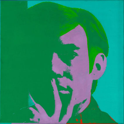 Warhol, "Self-Portrait, 1966, Art Institute of Chicago Gift of Edlis|Neeson Collection © 2016 The Andy Warhol Foundation for the Visual Arts, Inc. / Artists Rights Society (ARS), New York