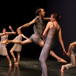 Pat Catterson's To Lie in the Sky, Jesse Dunham (foreground,Timothy Emmett Ward (leaping). Photo: Steven Schreiber