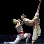 Herman Cornejo and Alina Cojocaru in Act I of ABT's La Bayadere. Photo: Gene Schiavone