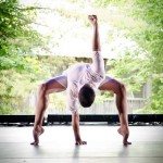 Jonah Bokaer in his Curtain. Photo: Liza Voll, courtesy Jacob's Pillow Dance