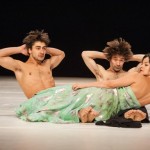 Damiano Ottavio Bigi (L) and Rainer Behr anchored by Morena Nascimento. Photo: Stephanie Berger