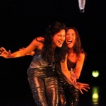 Cameron (L) and Aoki turn creaturely. Photo: © Christ Cameron