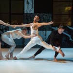L to R: Silas Riener, Cori Kresge, Rashaun Mitchell, and Melissa Toogood in Mitchell's Interface. Photo: Stephanie Berger