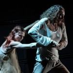 Emily Pope-Blackman (L) and Petra van Noort in Tiffany Mills' The Feast (Part 1). Photo: Julie Lemberger