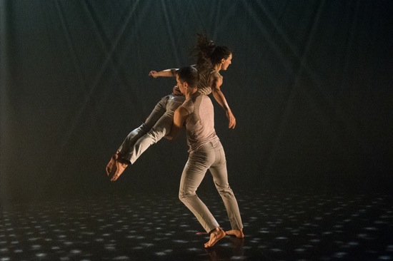Meghan Frederick and Jeff Sykes in Brian Brooks's Descent. Photo: Christopher Duggan
