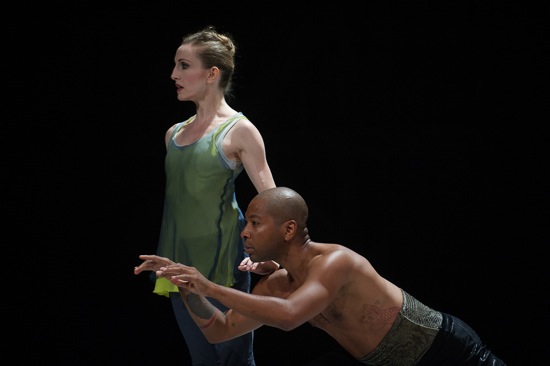 Wendy Whelan and Kyle Abraham in Abraham's The Serpent and the Smoke. Photo: Christopher Duggan