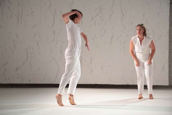 Michael Ingle and Anna Adams Stark in Flutter. Photo: Madeline Best