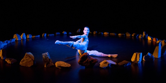 Molissa Fenley in The Floor Dances. Photo: Ian Gibson