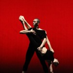 Clifton Brown and Nicole Corea in the pose that opens Lar Lubovitch's Vez. Photo: Phyllis McCabe