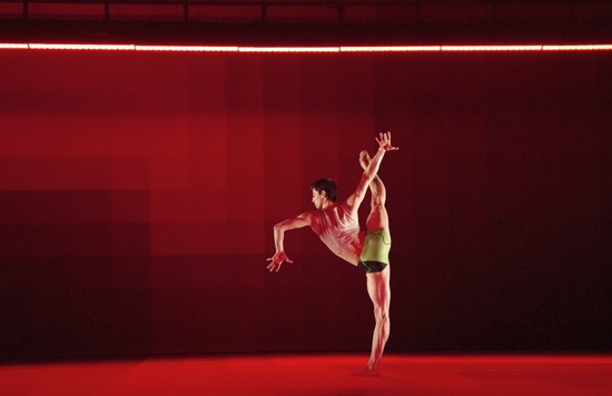 Alvaro Dule of Wayne McGregor/Random Dance in Atomos: Photo: Ravi Deepres