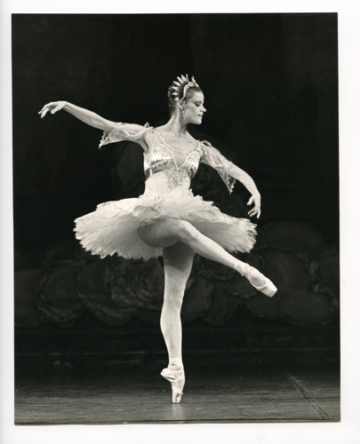 Merrill Ashley, the heroine of Ron Steinman's The Dance Goodbye in her prime at New York City Ballet