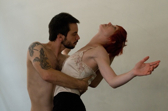 Gregg Mozgala and Emily Pope Blackman in Tamar Rogoff and Daisy Wright's film Enter the Faun.