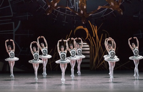New York City Ballet dancers as the Nine Muses in Justin Peck's The Most Incredible Thing. Photo: Paul Kolnik
