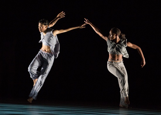 AAADT's Ghrai DeVore (R) and Belen Pereyra in Kyle Abraham's Untitled America: Second Movement. Photo: Yi-Chun Wu