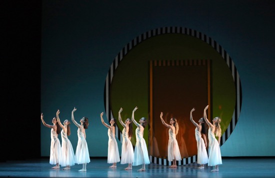 Pan's nymphs in Benjamin Millepied's Daphnis and Chloe. Photo: Marty Sohl