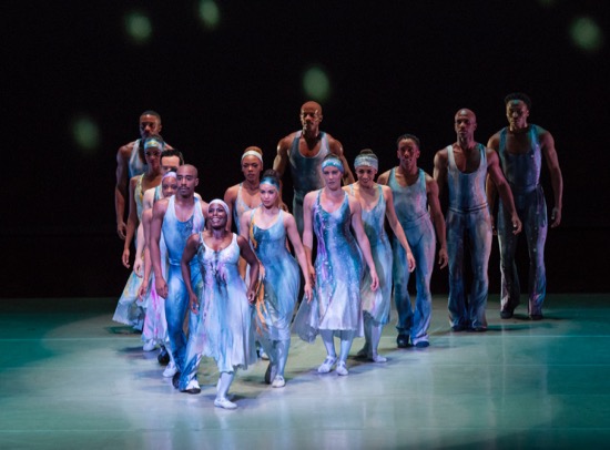 The Alvin Ailey American Dance Theater in Ailey's Night Creature. Photo: Paul Kolnick