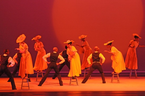 Alvin Ailey American Dance Company in Ailey's Revelatiions. Photo: Manny Herandez