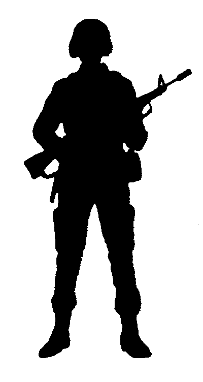 military silhouette clip art - photo #17