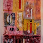 'throws up words 2' © 2005 by Gerard Bellaart.