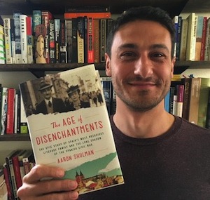 Aaron Shulman, proud author of 'The Age of Disenchantments'